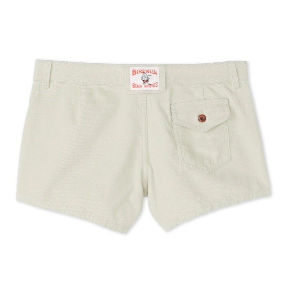 Birdwell Beach Britches Women’s Classic Corduroy Shorts Stone Beige Size 4 - Picture 3 of 12